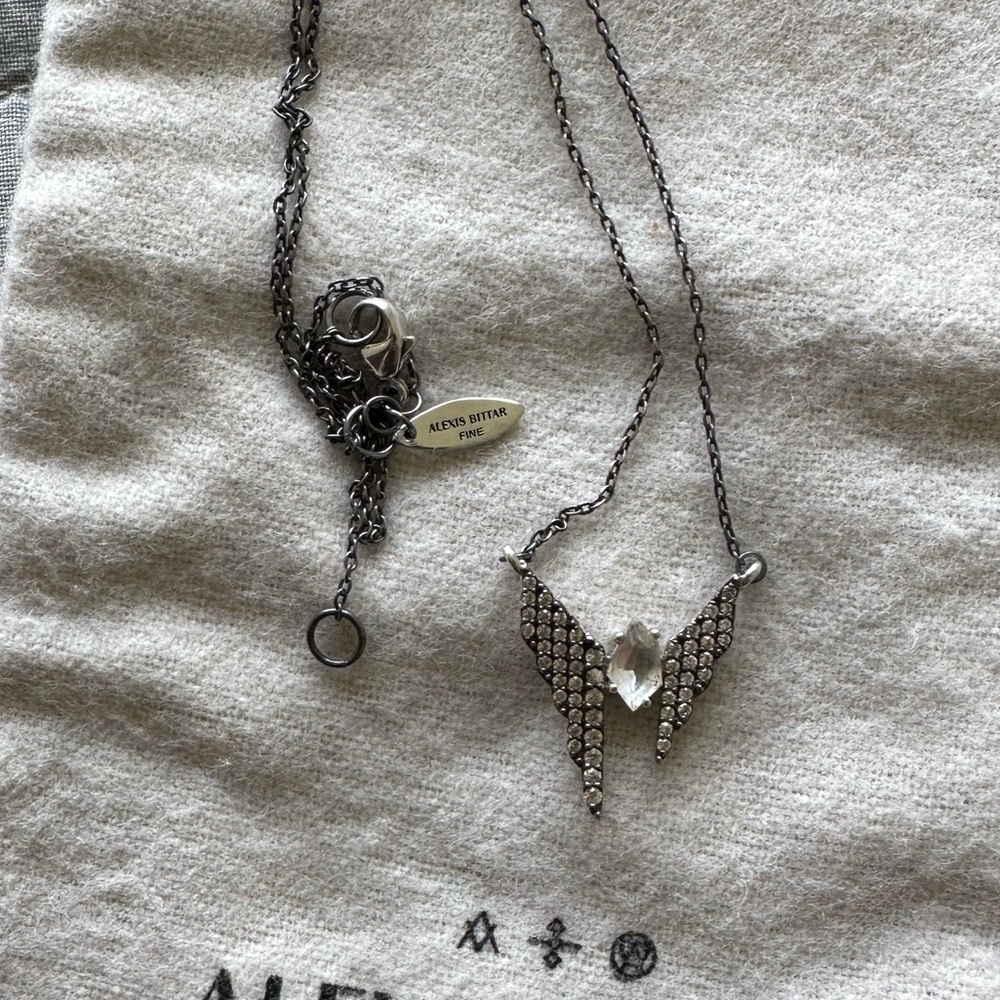Alexis Bittar Fine Fringe Necklace
